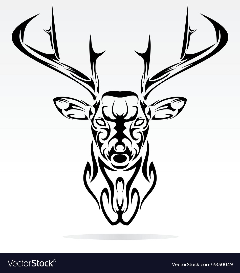 949x1080 Abstract Deer Head Vector 2830049