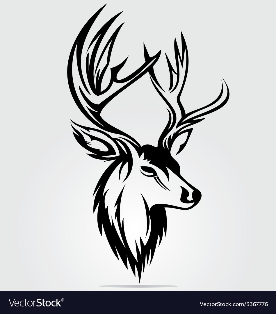 Deer Head Vector at GetDrawings | Free download