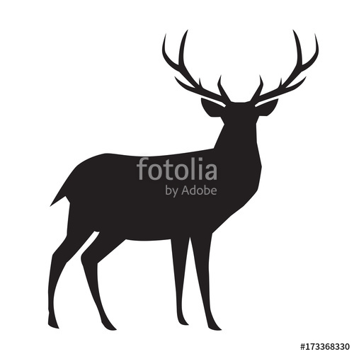 500x500 Graphic Deer, Vector Stock Image And Royalty Free Vector Files On