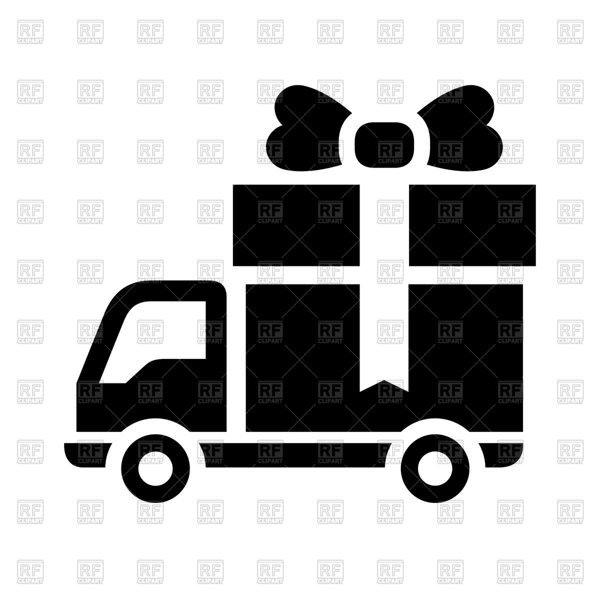 1200x1200 Shopping Icon. Delivery Truck. Vector Image Vector Artwork Of