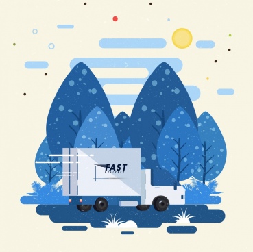 369x368 Truck Vector Free Vector Download (487 Free Vector) For Commercial