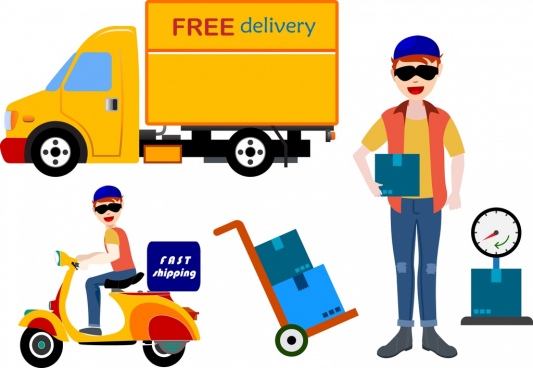 533x368 Delivery Vector Free Free Vector Download (178 Free Vector) For