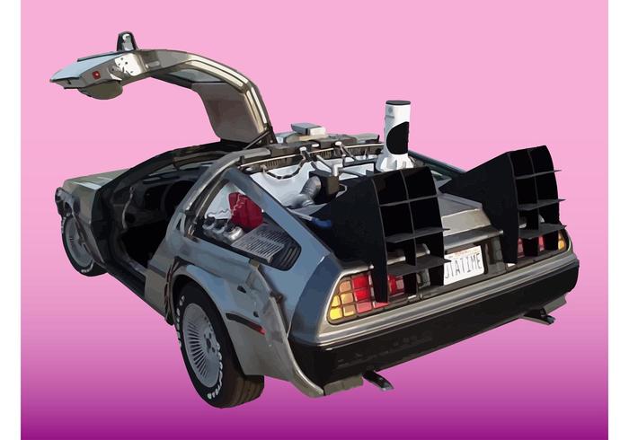 700x490 Delorean Vector