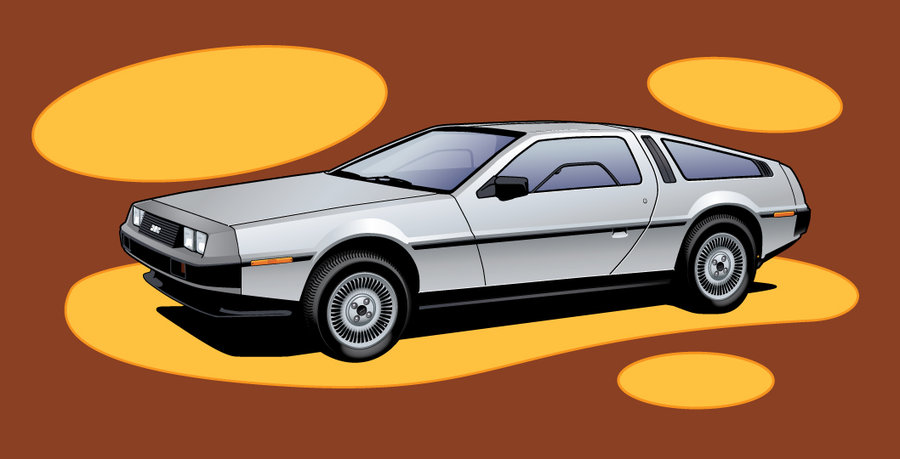 900x459 Delorean Vector Car By Crackmatrix