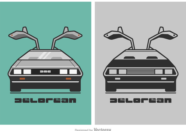 632x443 Free Delorean Vector Illustration Free Vector Download 417549