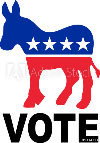 349x500 Democrat Donkey