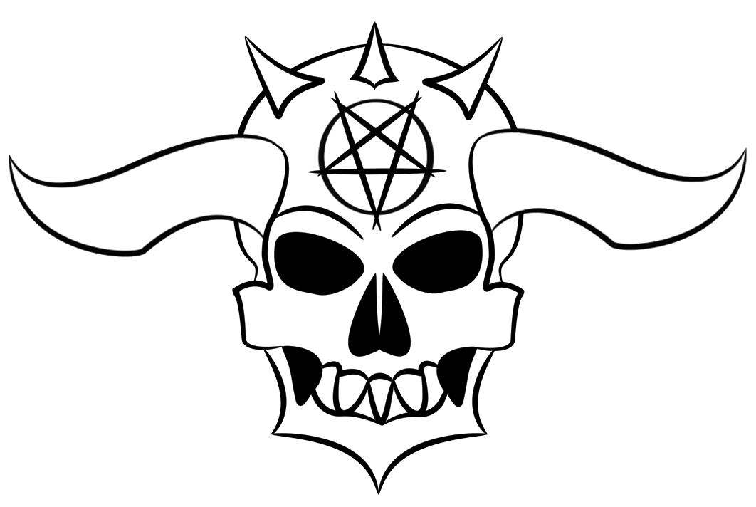1062x712 Vector Skull
