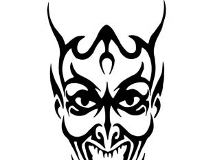 310x233 Face Of The Demon Vector Free Vectors Ui Download