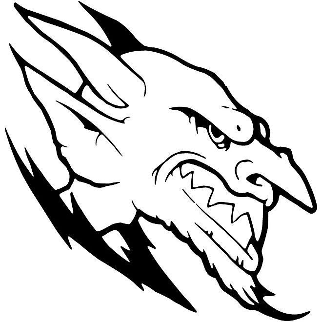 660x660 Demon Skull Free Vector