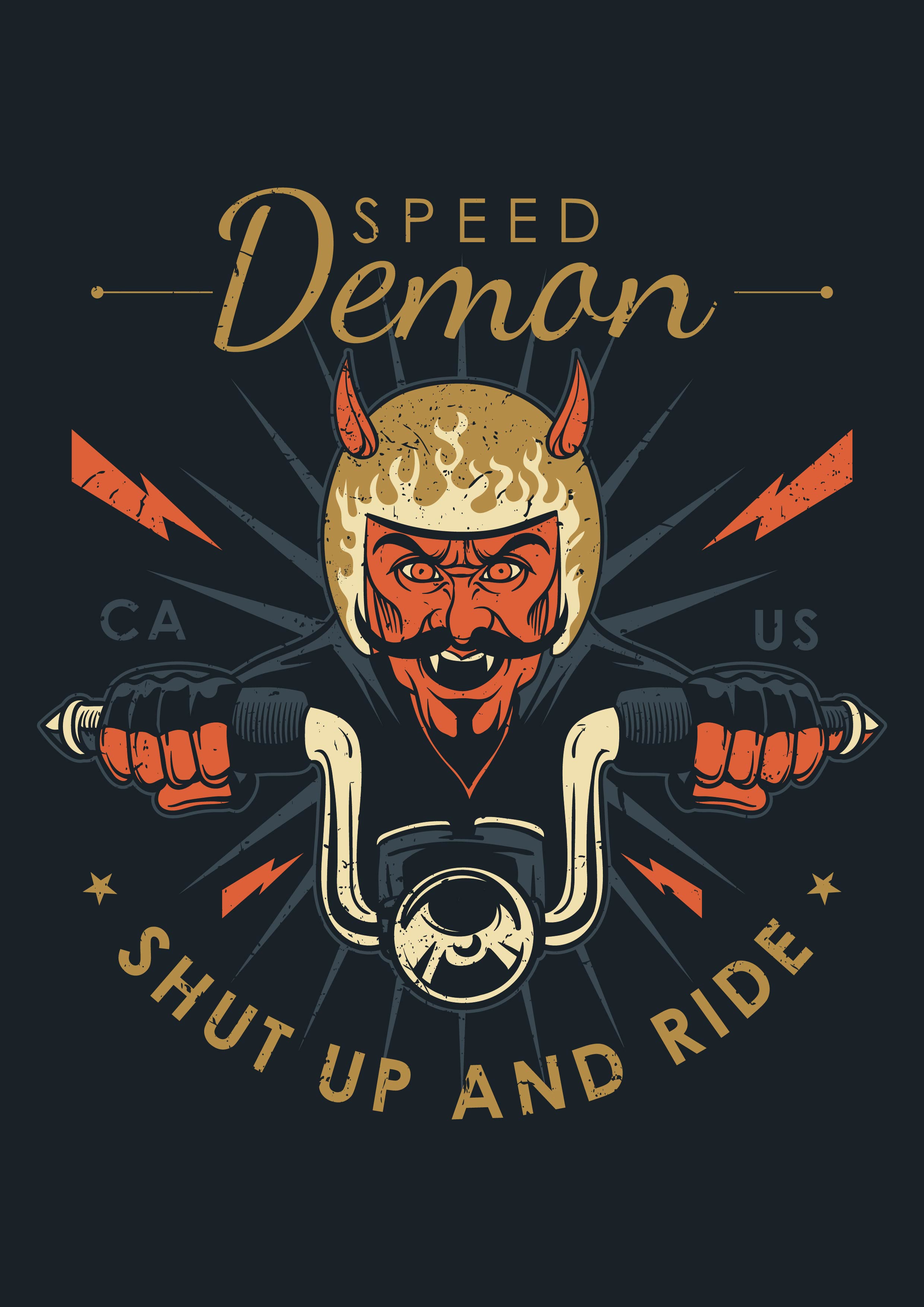 2480x3508 Demon Free Vector Art