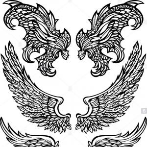 300x300 Stock Photo Angel Wings Demon Wings Vector Illustrations Lazttweet
