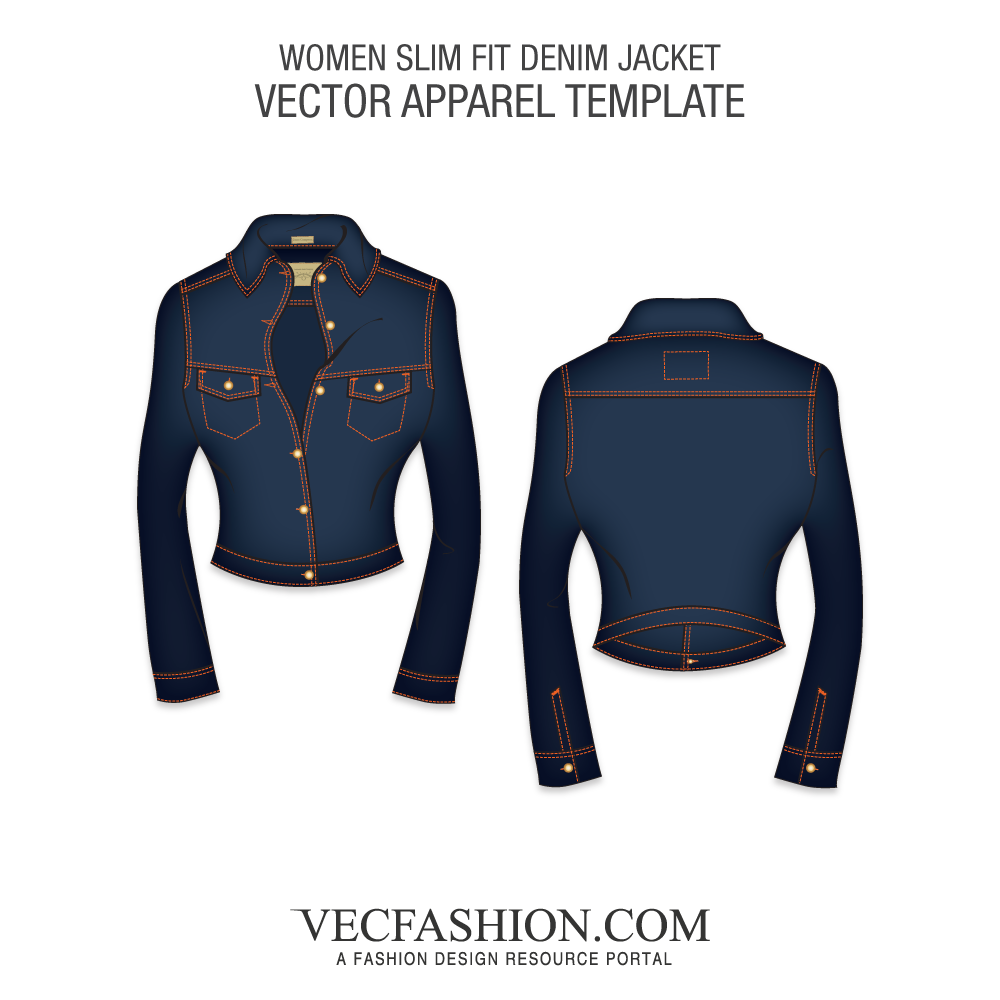 1000x1000 Slim Fit Short Body Denim Jacket