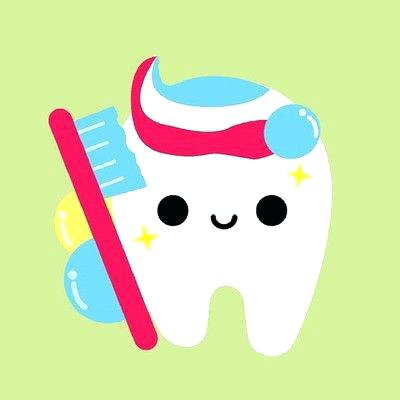 400x400 Tooth Vector Cute Dental Teeth Illustration Free Download Kuapp