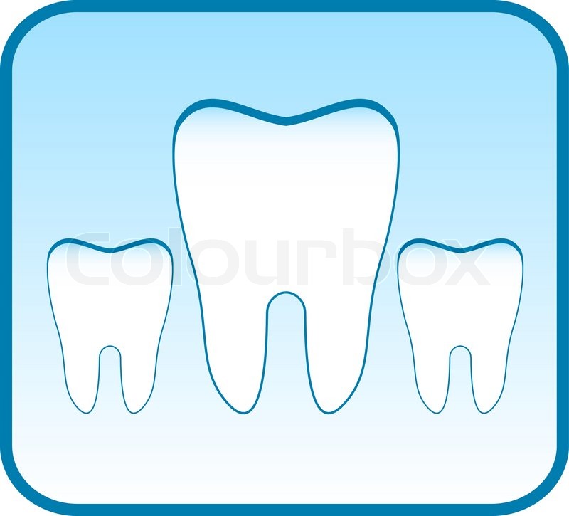 800x725 Blue Icon With Set Tooth