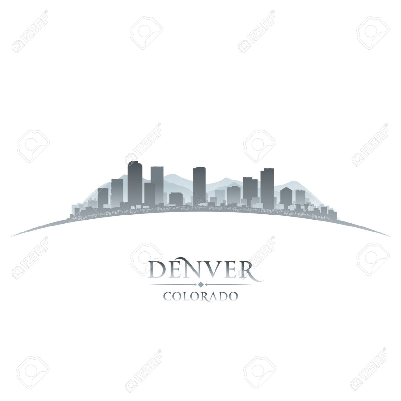 1300x1300 Denver Clipart Denver Skyline Silhouette