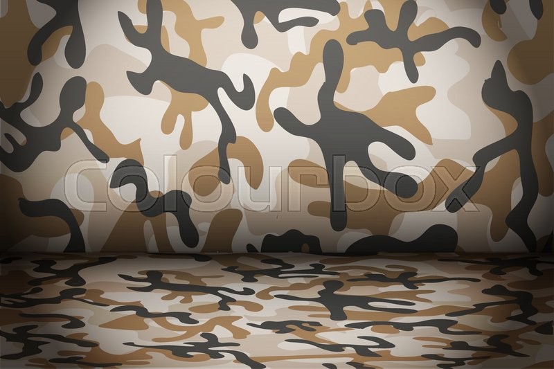 800x533 Desert Camouflage Background. Mockup For Presentation Items