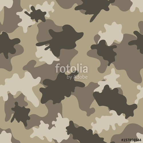 500x500 Desert Camouflage. Seamless. Vector. Stock Image And Royalty Free