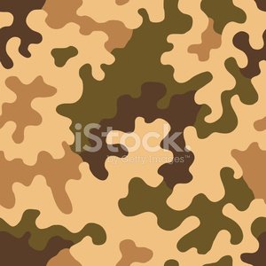 300x300 Camouflage Vector Seamless Tile (Desert Amoeba) Stock Vectors