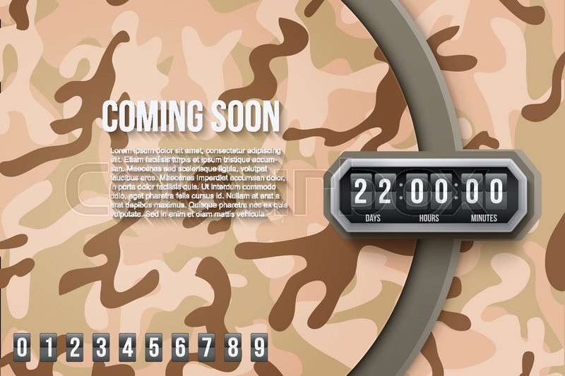 800x533 Creative Military Desert Camouflage Background Coming Soon And