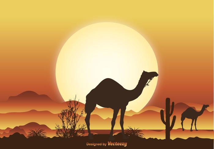 700x490 Desert Free Vector Art