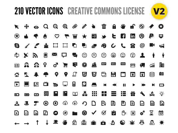 590x443 Free 210 Vector Icons For Wireframes + Web Design Psd Files