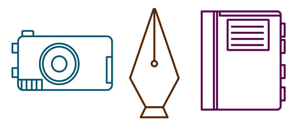600x255 Walk The Design Line With Flat Linear Vector Icons