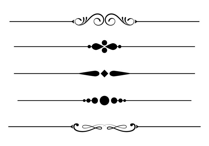 700x490 Free Fancy Lines Vector