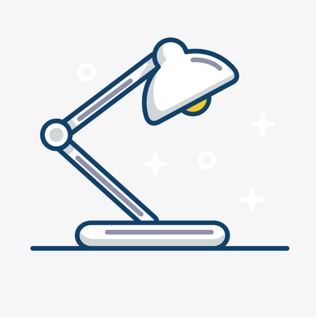 650x651 Grey Hand Painted Desk Lamp, Hand Vector, Lamp Vector, Gray Png