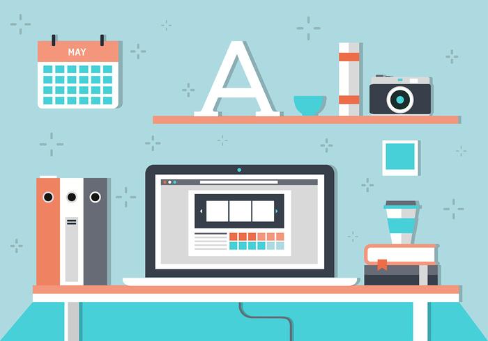 700x490 Desktop Computer Free Vector Art