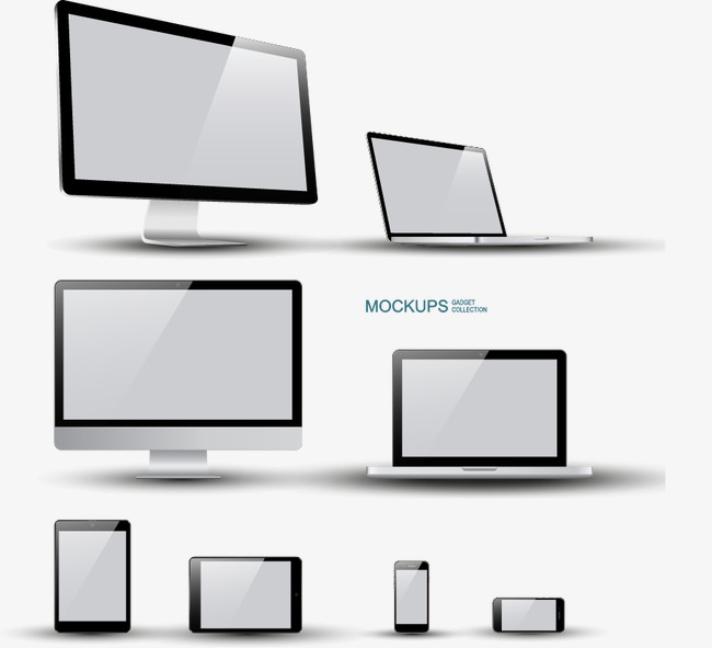 650x591 Mobile Phones And Other Electronic Devices Vector Material