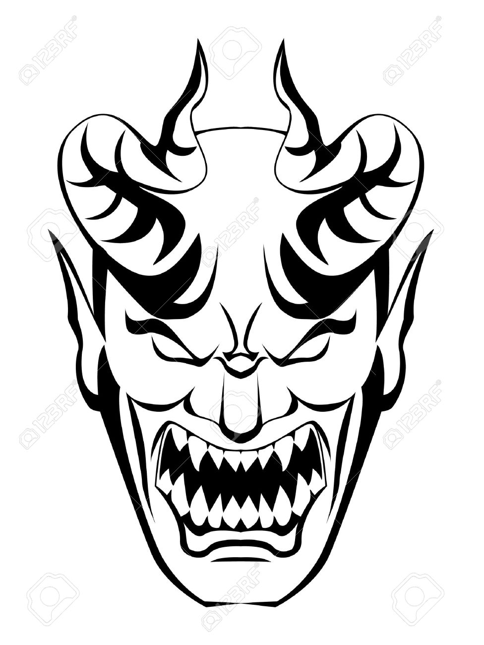976x1300 Devil Clipart Face