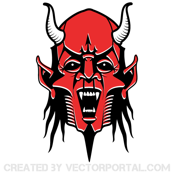 600x600 Devil Vector 123freevectors