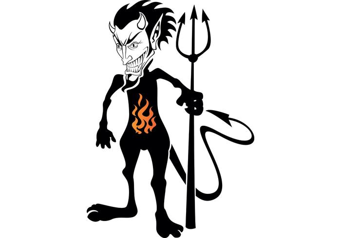700x490 Devil Vector Image