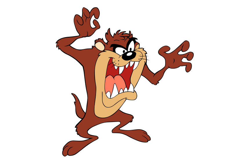 800x566 Tasmanian Devil Vector