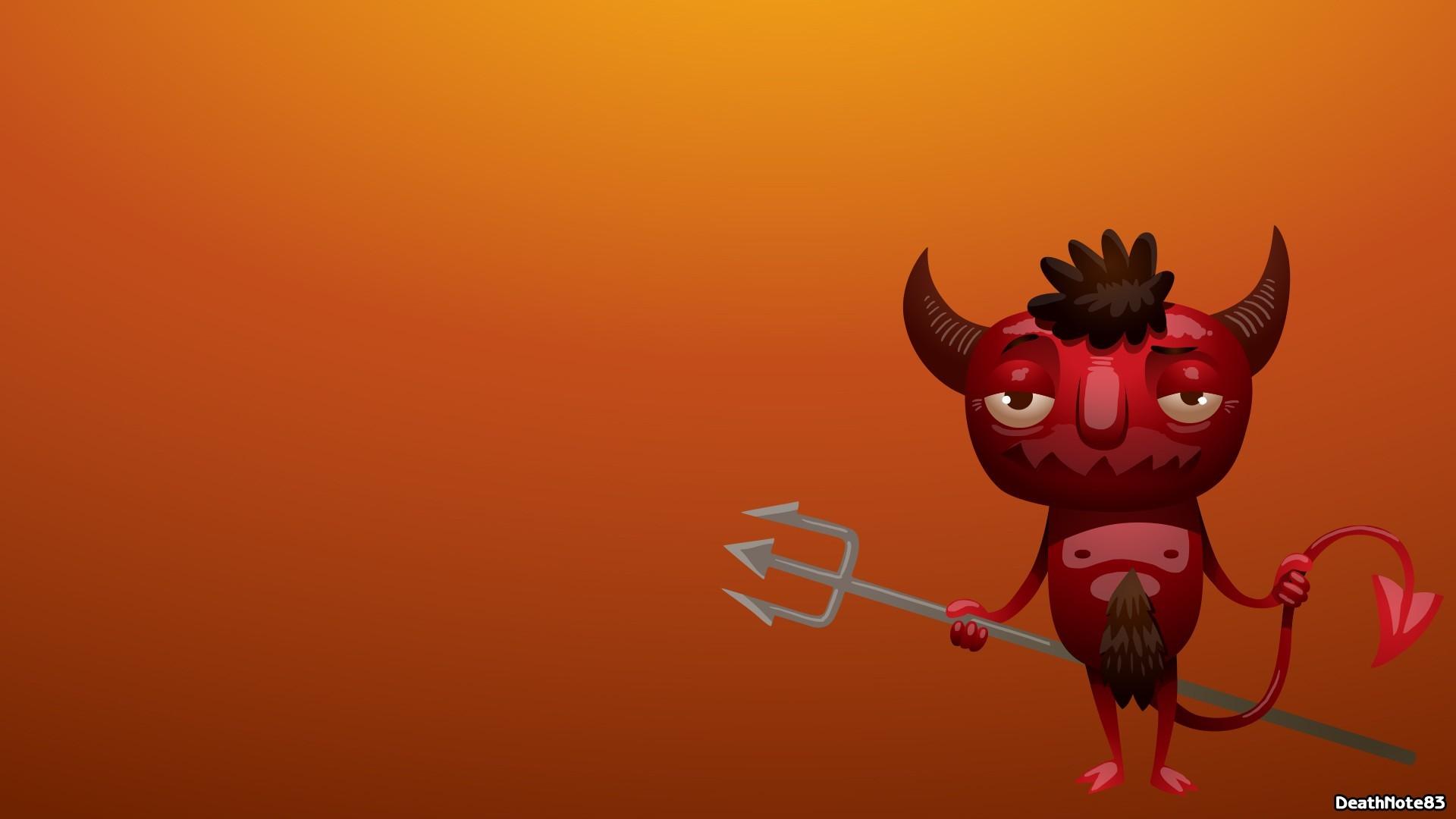 1920x1080 Funny Devil Vector Art Wallpaper (31767)