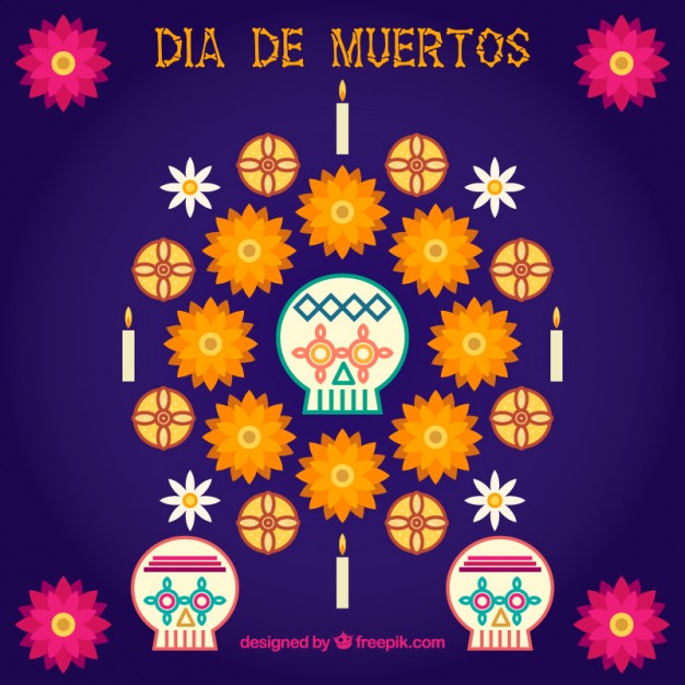 626x626 Day Of The Dead Vector Free Download