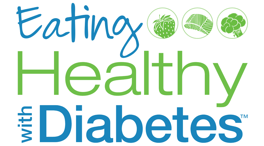 900x500 Eating Healthy With Diabetes Vector Logo