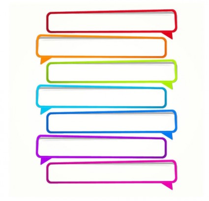 425x409 Vector Color Paper Dialog Box 02 Vector Art