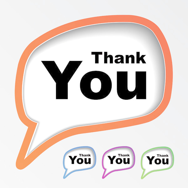 600x600 Thank You For Your Dialog Box Vector Free Download Eps Files