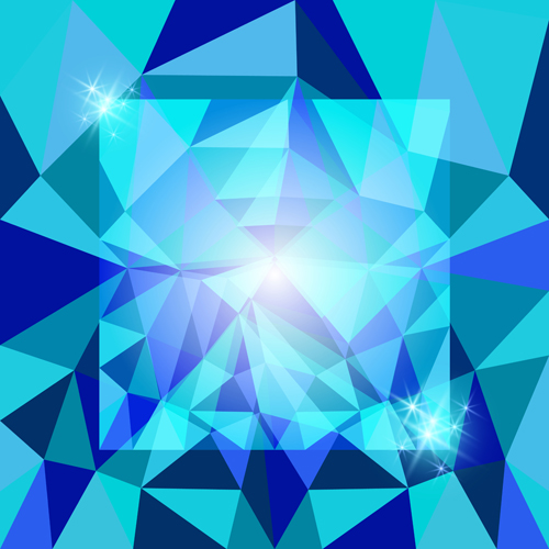 500x500 Diamond Geometric Shapes Background Vector 01 Free Download