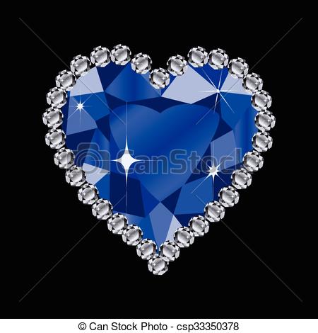 450x470 Diamond Heart Shape Vector Format For Valentine Or Wedding Concept