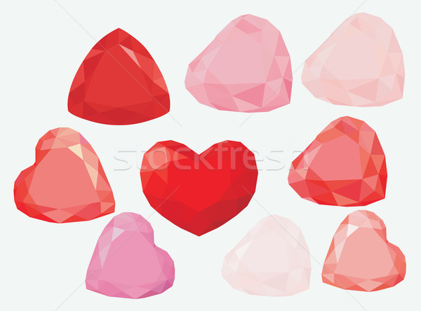 600x444 Diamond Heart Vector Illustration Irina Shishkina (Hipatia