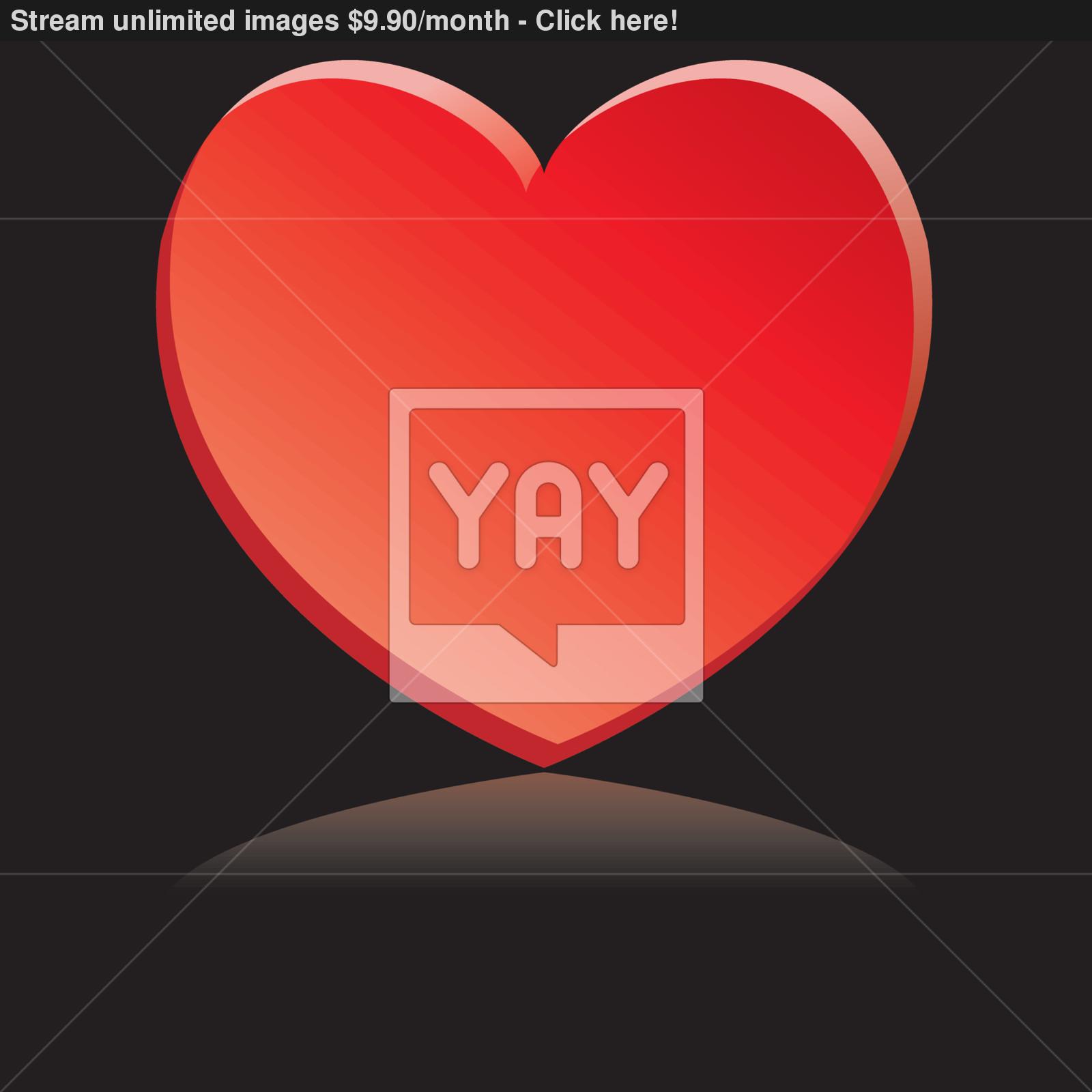 1600x1600 Diamond Heart. Vector Illustration Vector