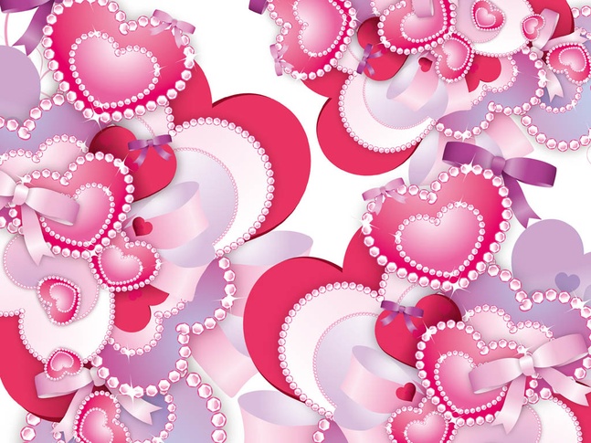 647x485 Diamond Hearts Vector Vector Free Download