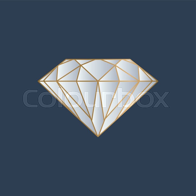 800x800 Diamond Logo Vector Stock Vector Colourbox