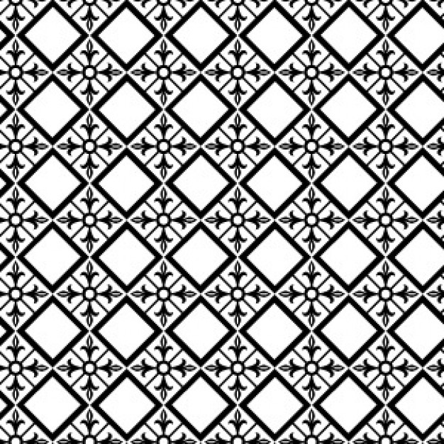 626x626 Clean Floral Diamond Seamless Photoshop And Vector Pattern Vector