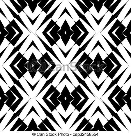 450x470 Design Seamless Diamond Pattern. Abstract Geometric Monochrome