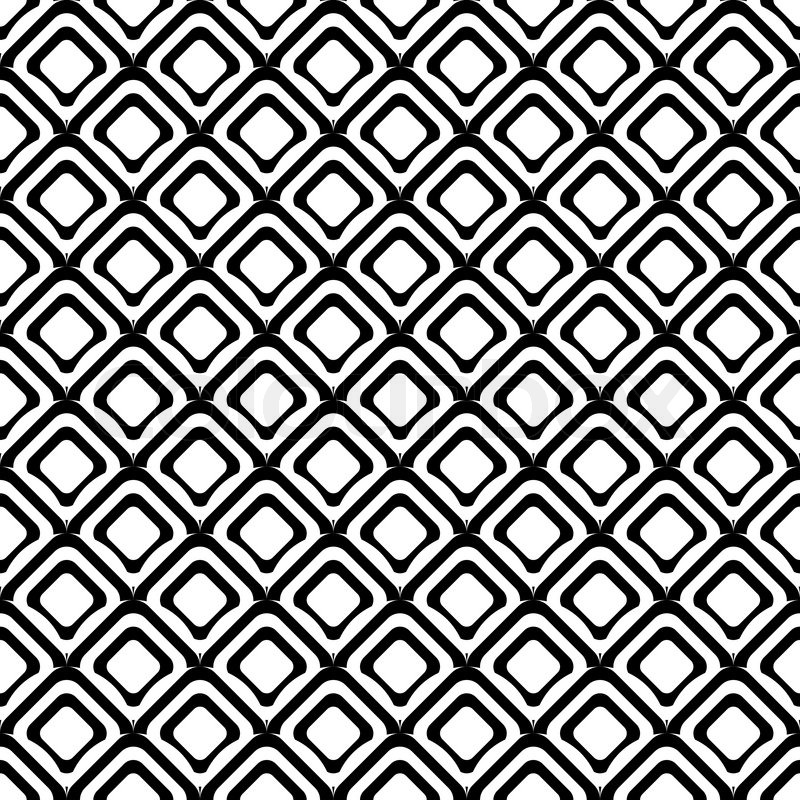 800x800 Design Seamless Monochrome Diamond Pattern Stock Vector Colourbox