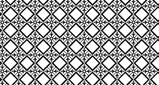 550x295 Clean Floral Diamond Seamless Photoshop And Vector Pattern