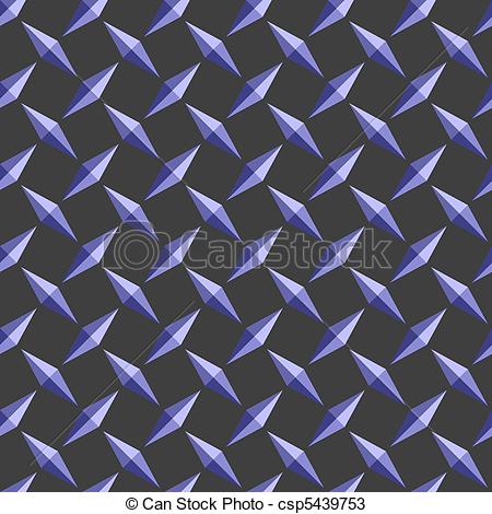 450x470 Diamond Plate Pattern, Abstract Seamless Texture Vector Art